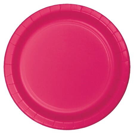 Touch Of Color 9" Hot Magenta Pink Paper Plates 240 PK 47177B